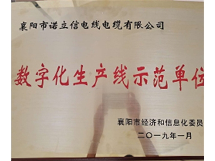 數字化生產線示范單位