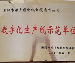 數字化生產線示范單位