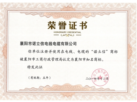 襄陽市知名商標